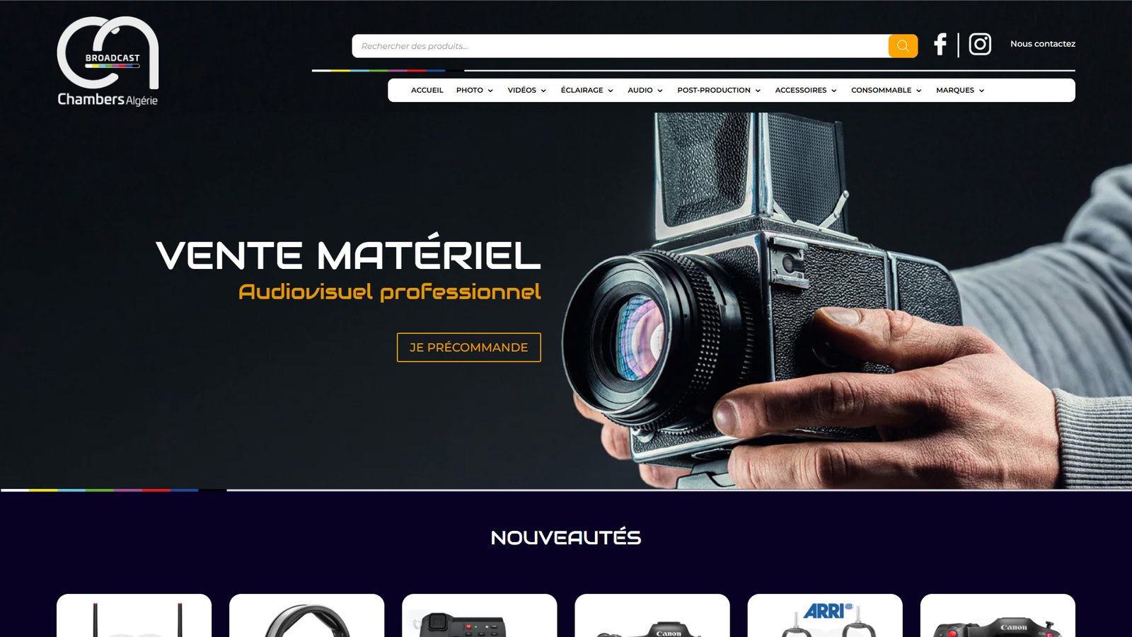 Broadcast Algérie Plateforme E-commerce Audiovisuelle