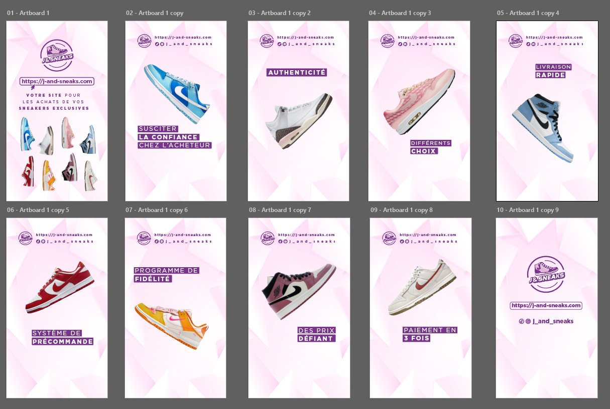 J&SNEAKS Vidéo & Social Ads