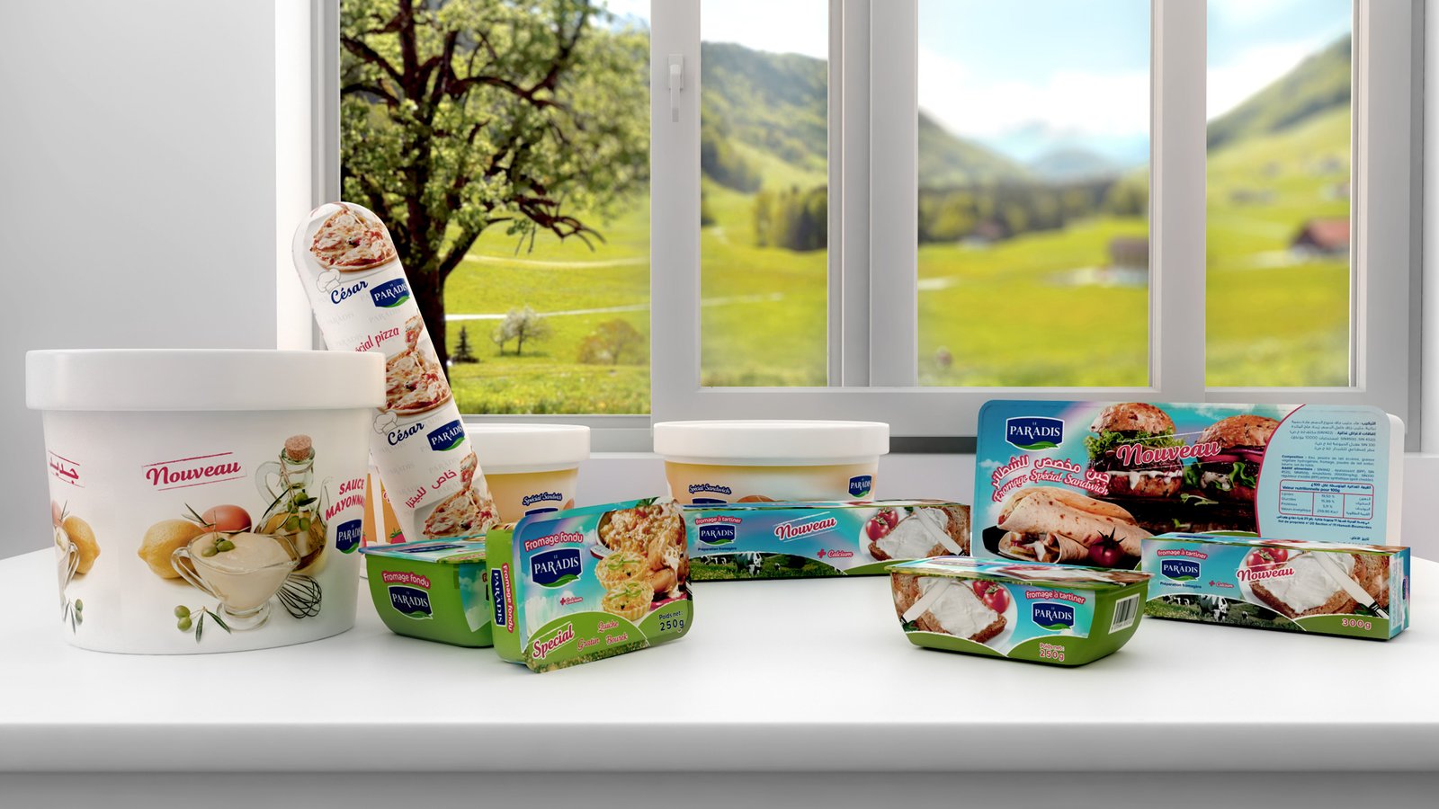 Design de Gamme Packaging – Paradis